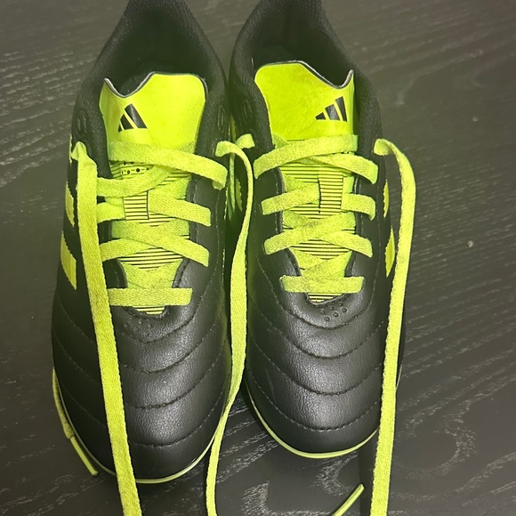 adidas Other - Goletto VIII FG J Kids Black and Neon Green soccer cleats